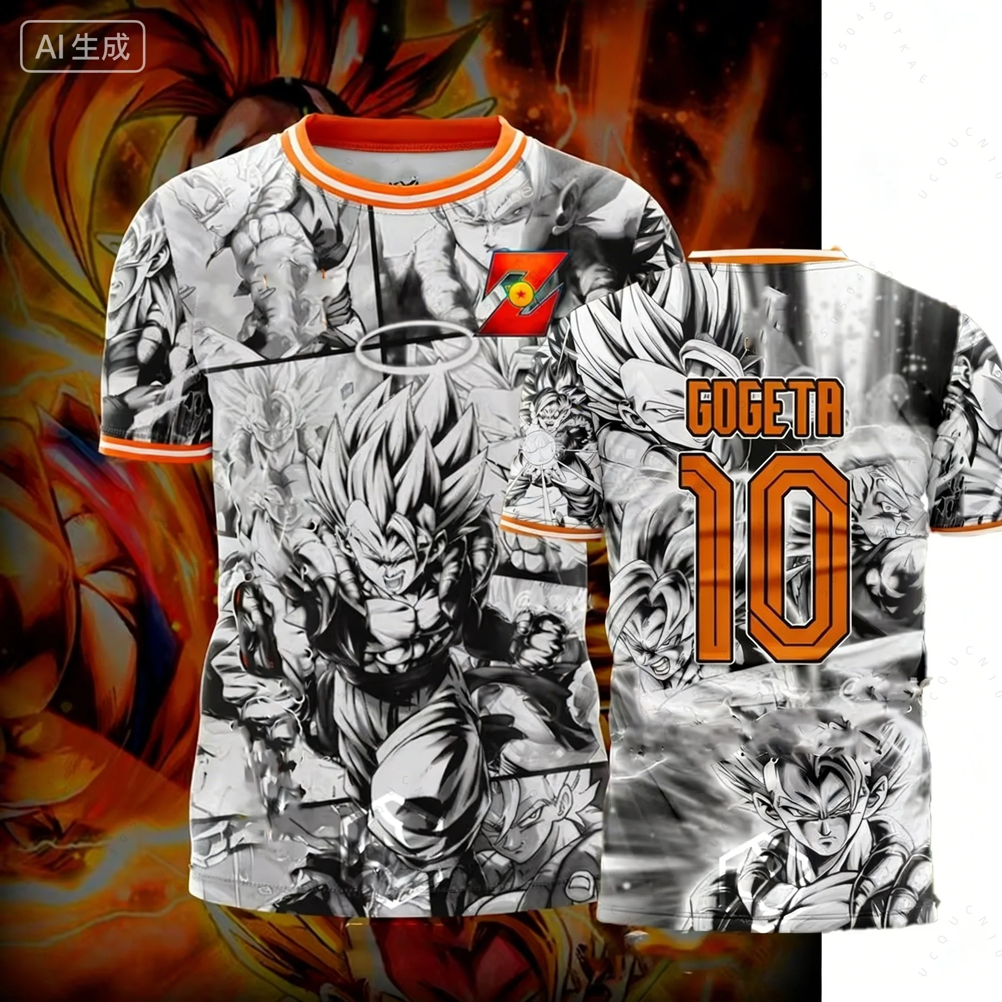 

Новинка 2026: Футбольные футболки и спортивные топы с аниме-принтом Dragon Ball Z (Сон Гоку) для взрослых мужчин и женщин, а также детские спортивные топы с мультяшными персонажами