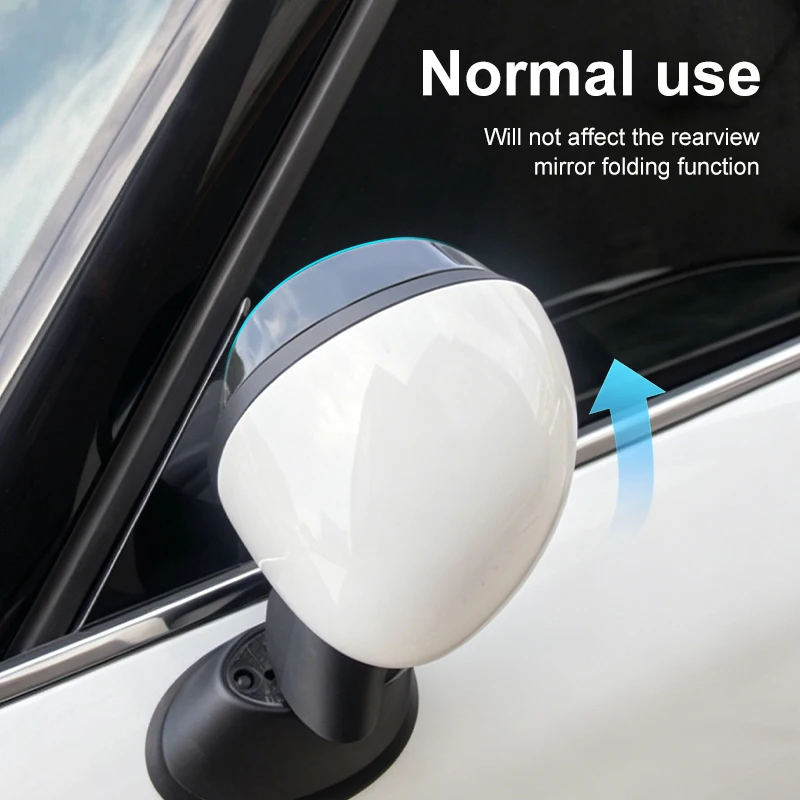 Car Rearview Mirror Rain Eyebrow Sun Visor Rain Cover For Mini Cooper F56 F55 F54 F60 R56 R55 R60 R61 Countryman Car Accessories
