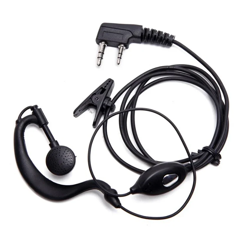 Walkie Talkie Headset Earphone untuk BAOFENG UV-5R UV13pro F8HP UV17 UV-16 UV22 Aksesori Quansheng UVK5 K6 Headset akustik 992