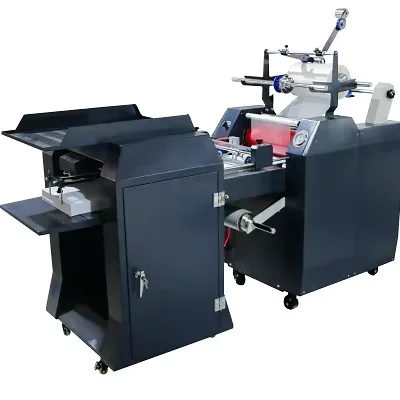 SWFM 520H 490mm No Plate Needed A3+ Paper Size Fast Speed Optional Embossing  Fully Automatic Thermal Laminating Machine