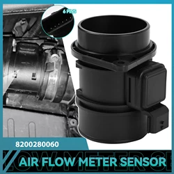 MAF Mass Air Flow Sensor Meter 5WK97008 5WK97008Z 8200280060 6 Pin For Renault Trafic Mk2 1.5 2.0 2.5 dCi Nissan Vauxhall Opel
