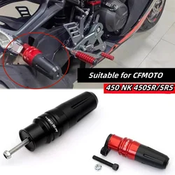 Suitable for CFMOTO 450NK 450SR/SR-S modified frame slider anti-collision anti-fall rod exhaust anti-fall rod