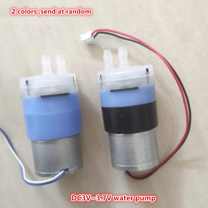 Brand new DC 3V 3.7V water pump dual orifices 310 320 pump self-priming colorful pump ,1piece~