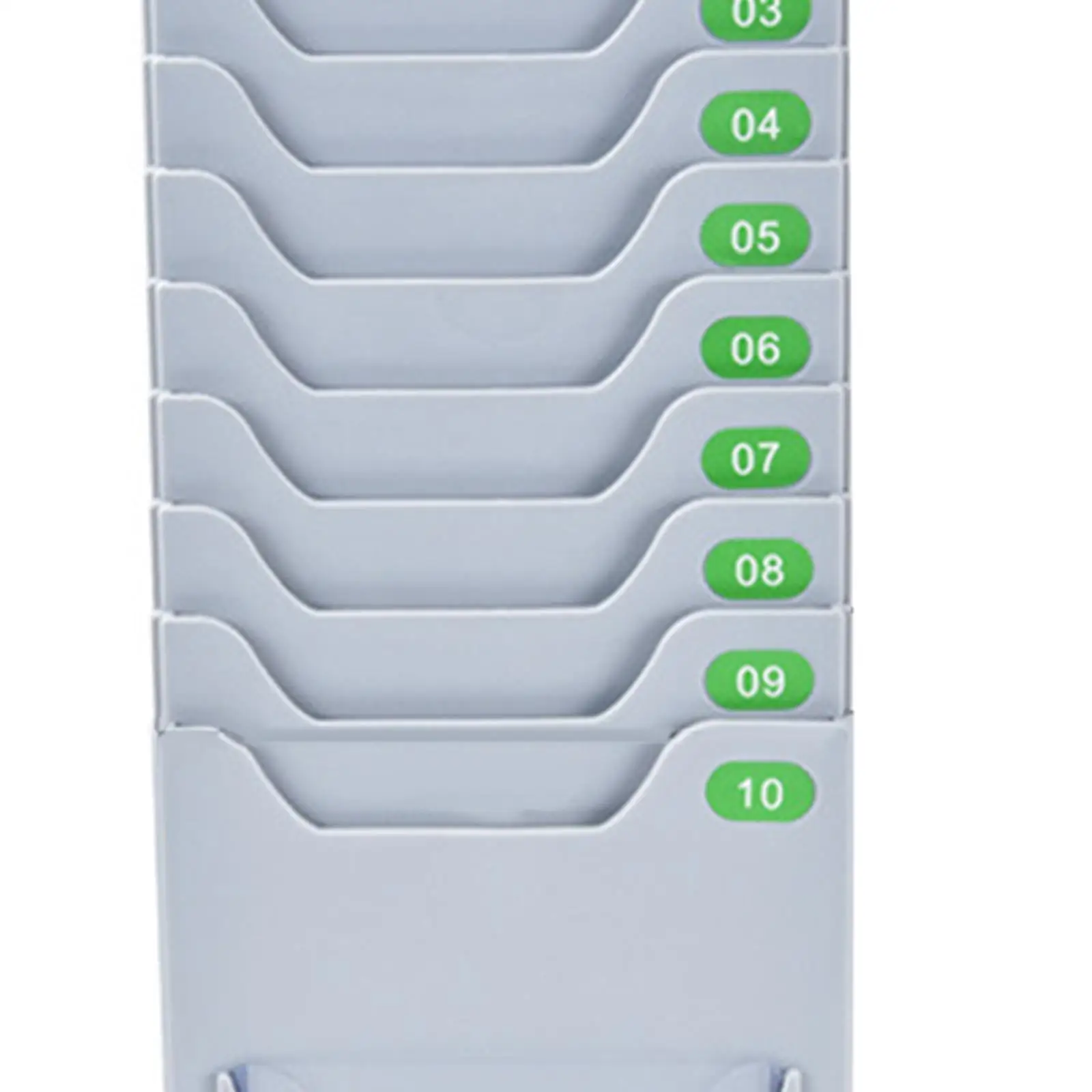 Tijdkaarten Rack Aanwezigheid Payroll Recorder voor Office Punch in Clock Out Time