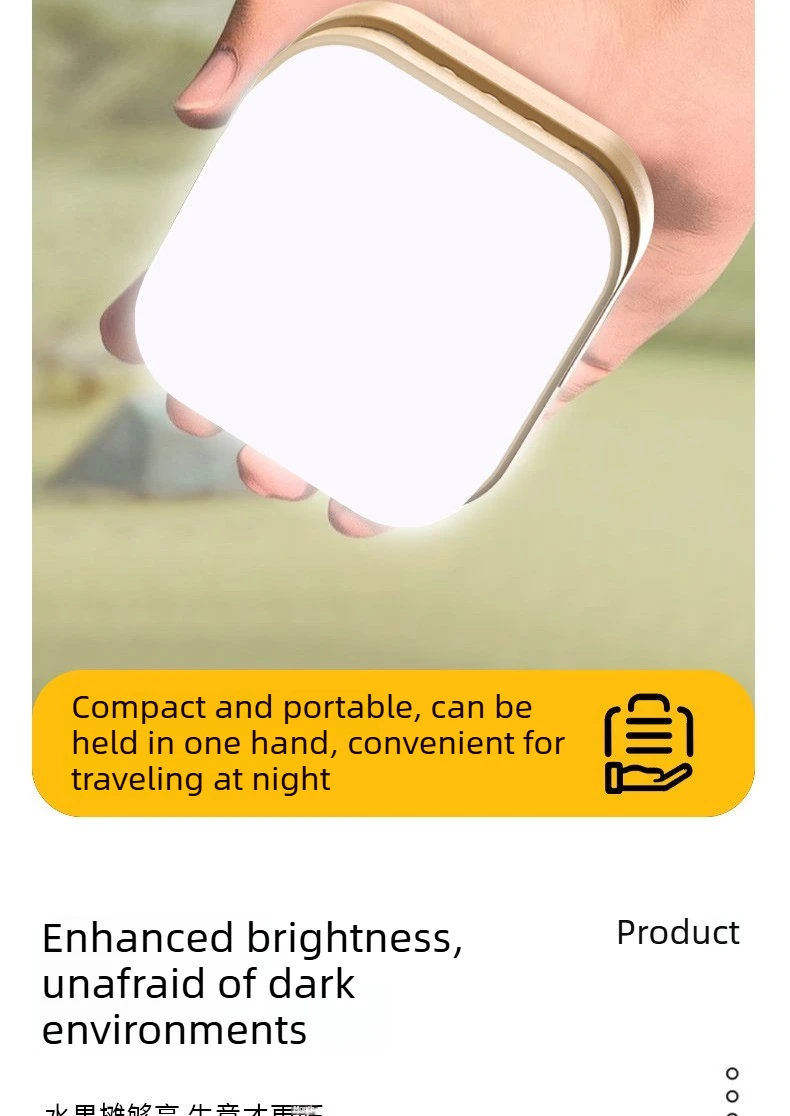 3000LM Superhelle LED-Campinglaterne, Typ-C Schnellladung, Lange Akkulaufzeit 8-180H, Tragbare Außenleuchte mit Haken – Detail 11
