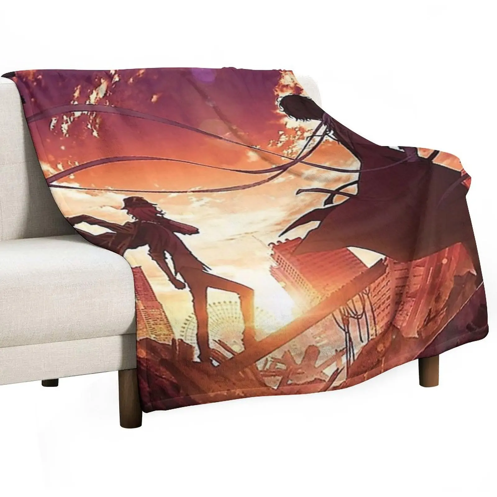 SOUKOKU Poster Throw Blanket Warm Furry Blankets For Baby Blankets