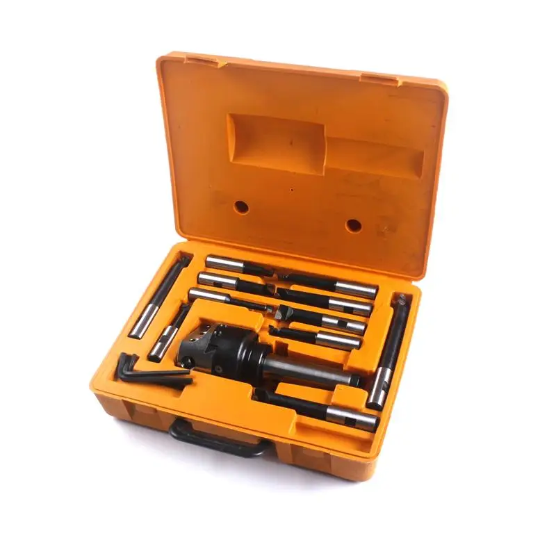 

High Precision NBJ16 Boring Head Tool Set with Boring Bars, CNC Machine Tool, Precision Hole Processing Equipment