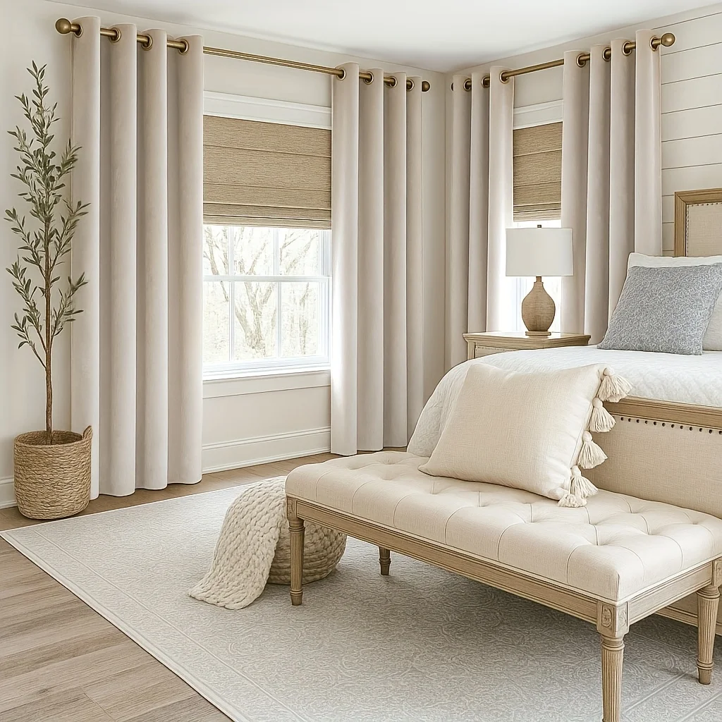 

4Panel: Velvet Curtains (Eyelet), Available In Multiple Colors And Sizes, 90% Light Blocking, Windproof, Suitable for Various Ro
