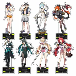 New Hot Game Zenless Zone Zero Alice Yuzuha Yixuan Hugo Vlad Ju Fufu Ellen keychains Acrylic Stand Model cosplay Desk gifts