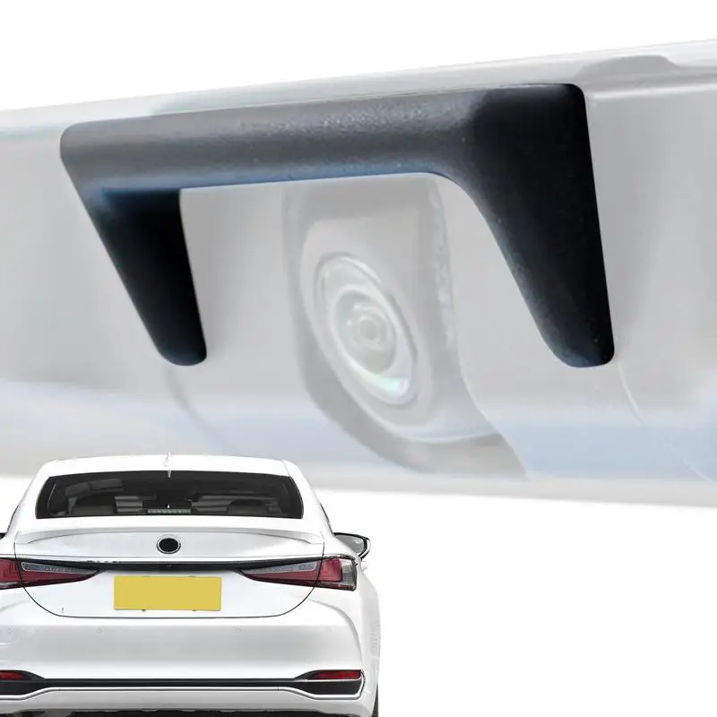 

Unicersel New Car Reverse Camera Rain Shade Cover Automobile Rear Camera Rain Shield Cover With Strong Adhesive For cars
