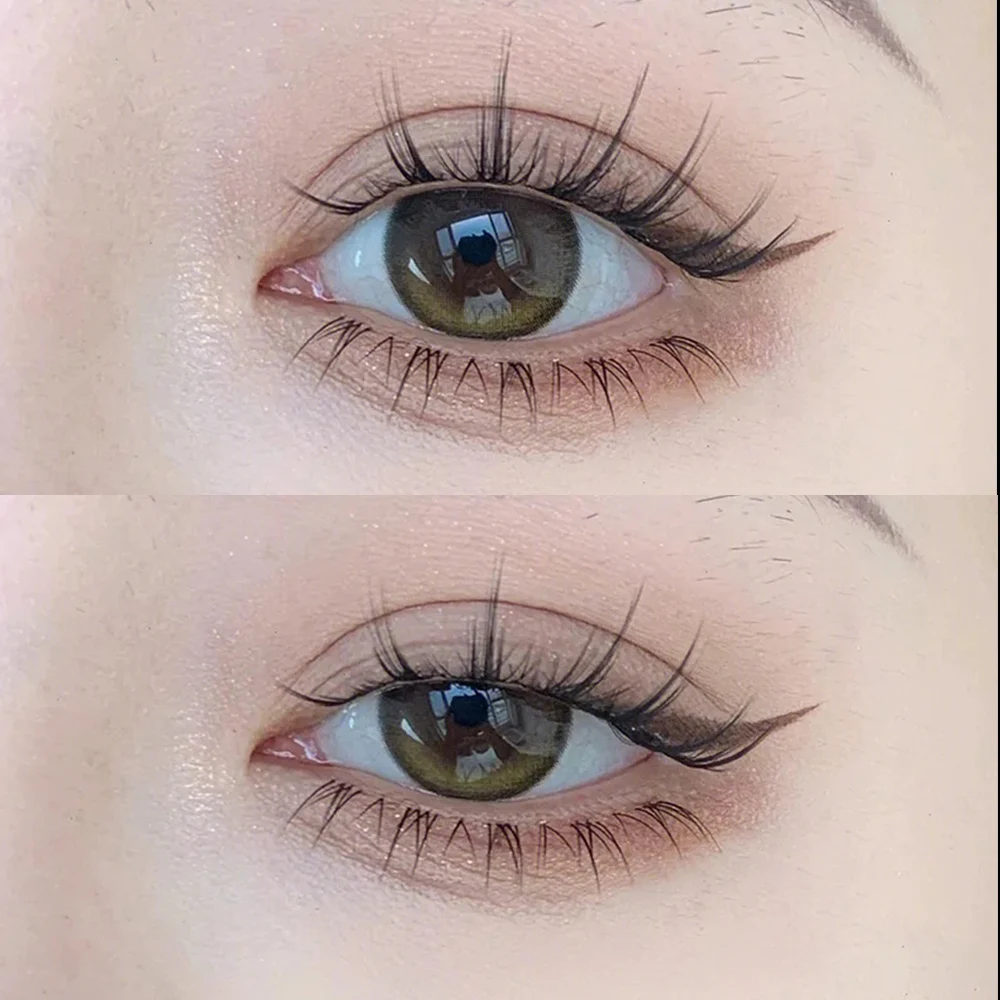 5 Pair Clear Band Lower Eyelashes Handmade False Eyelashes Bottom Lashes Natural Manga Lashes douyin makeup lash Extension image 4