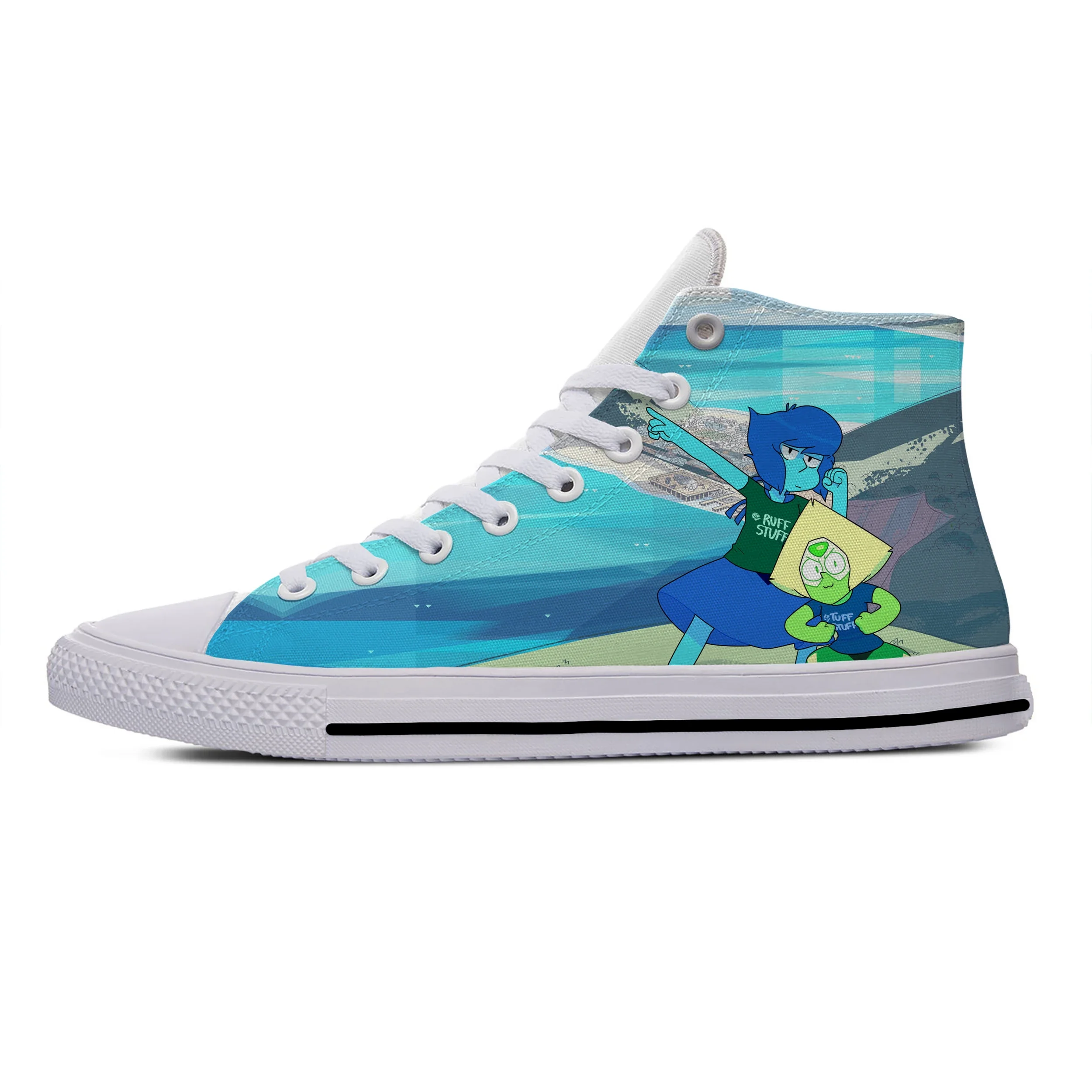 Hot Steven Universe Anime Cartoon Fashion Breathable Casual Shoes High Top Lightweight Classic Board Shoes Men Women Sneakers