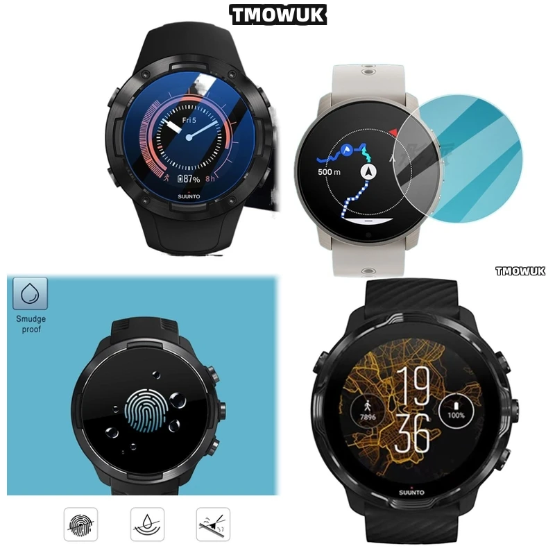 

For Suunto 5 7 9 Peak Pro Race S 45mm 49mm OCEAN Traverse Alpha Long-Lasting Tempered Glass Protector HD
