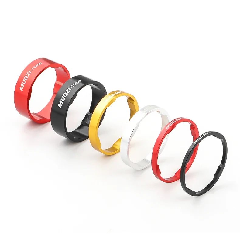 Headset-Abstandshalter-Kit 28,6mm Fahrradgabel-Unterlegscheibe mit Vorbau-Deckel MTB Rennrad Zubehör – Detail 7