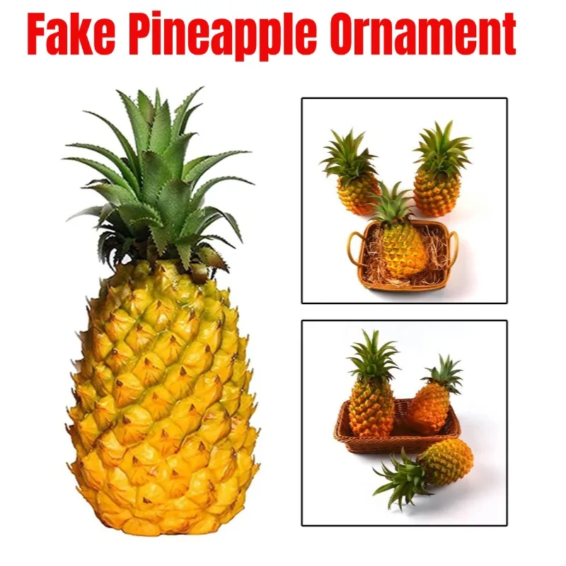 Características Piña Artificial Conveniencia Aspecto Realista Diseño Realista Perfecto Hermosa Decoración De Piña