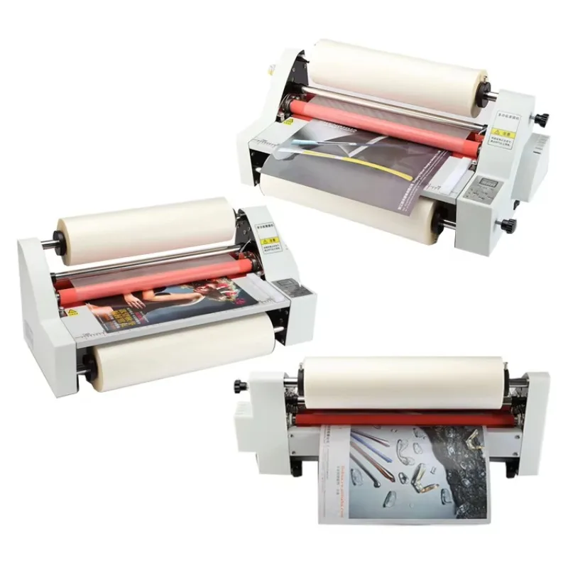 آلة الترقق الكهربائية لسطح المكتب لفة ساخنة وباردة لمعدات المكاتب A5 A6 A3 A4