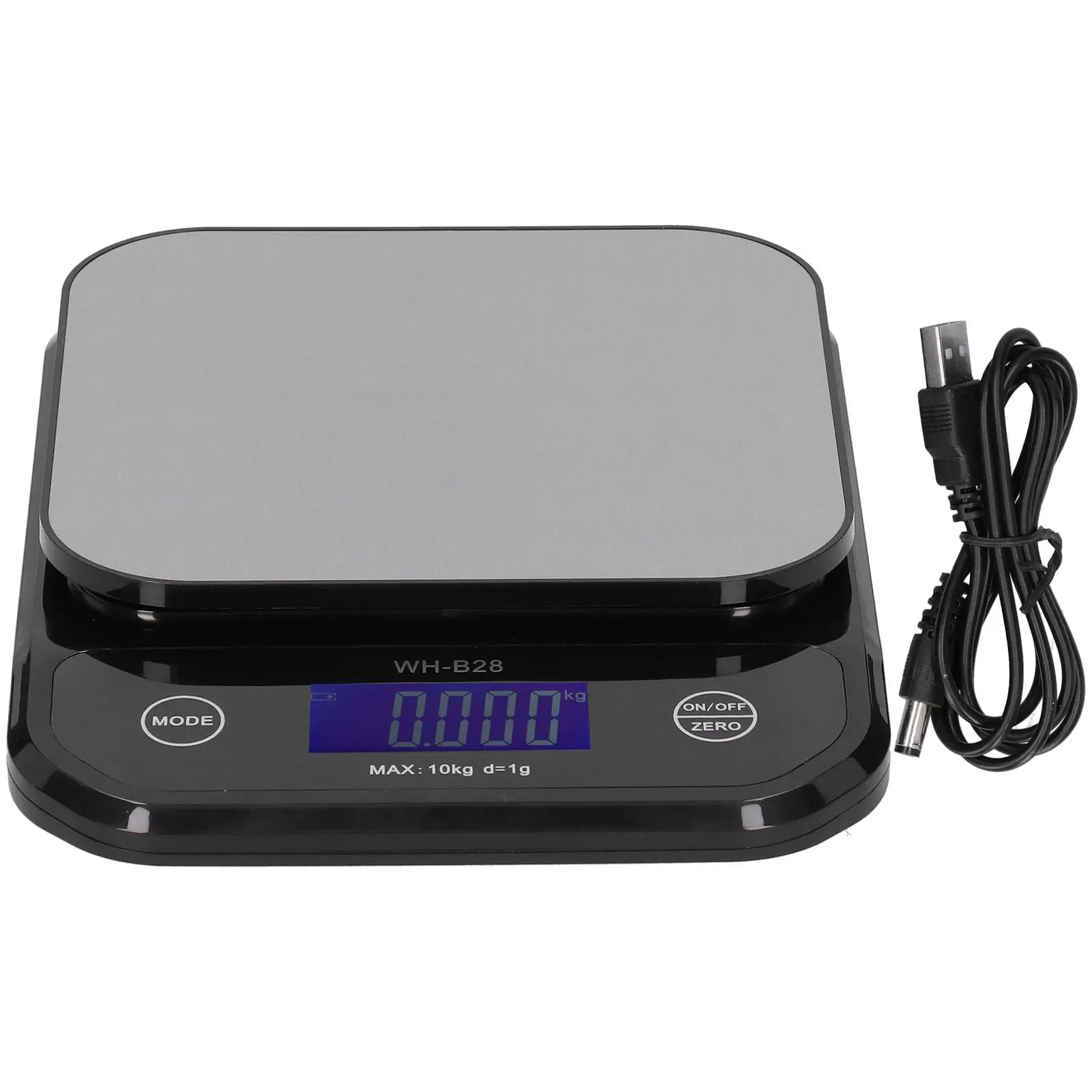 

10Kg/1g Electronic Scale LCD Digital Stainless Steel Weighing Scale Kitchen Scales