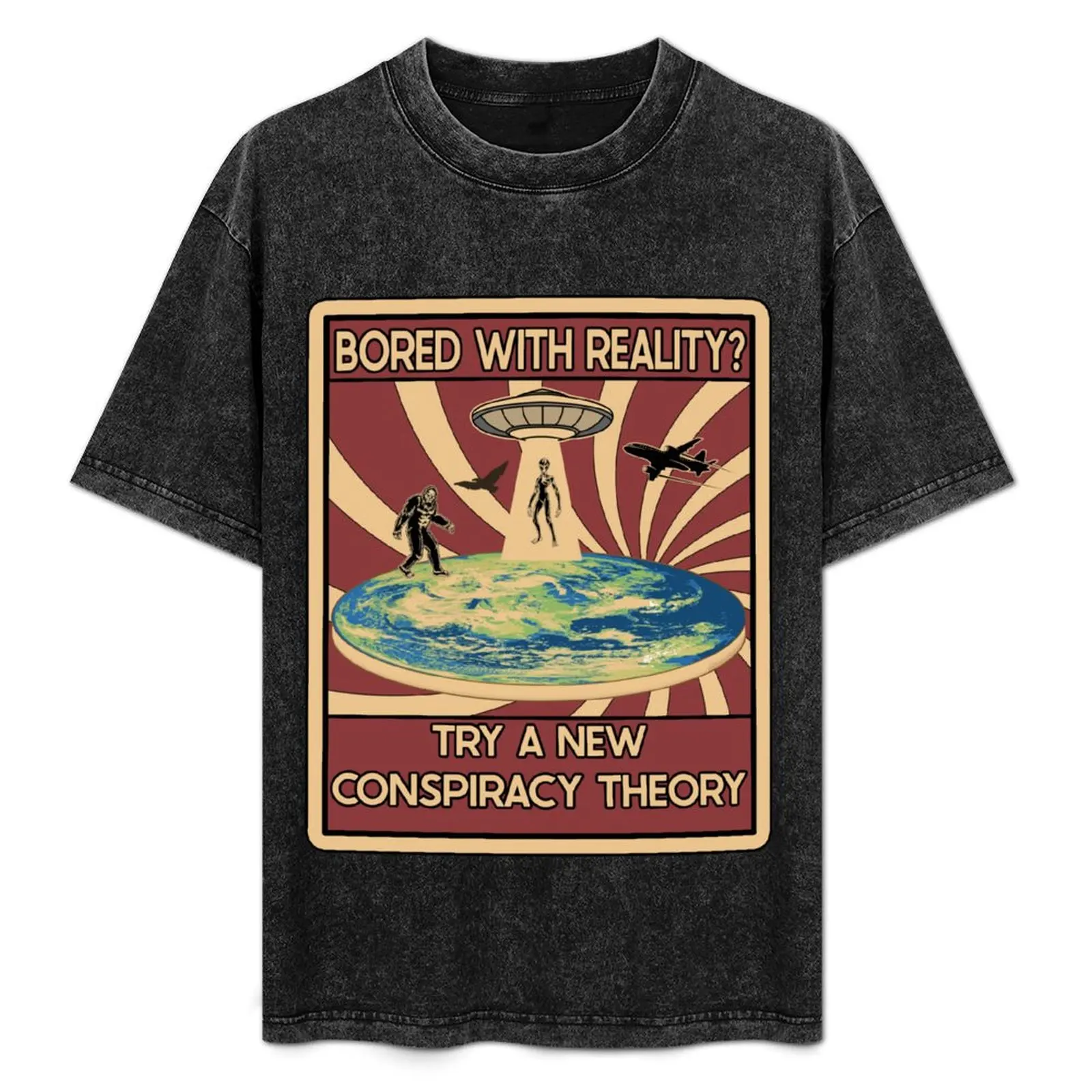 

Bored With Reality Try a new Conspiracy Theory Propaganda T-Shirt rapper graphic tees boys whites custom t shirt t shirts men