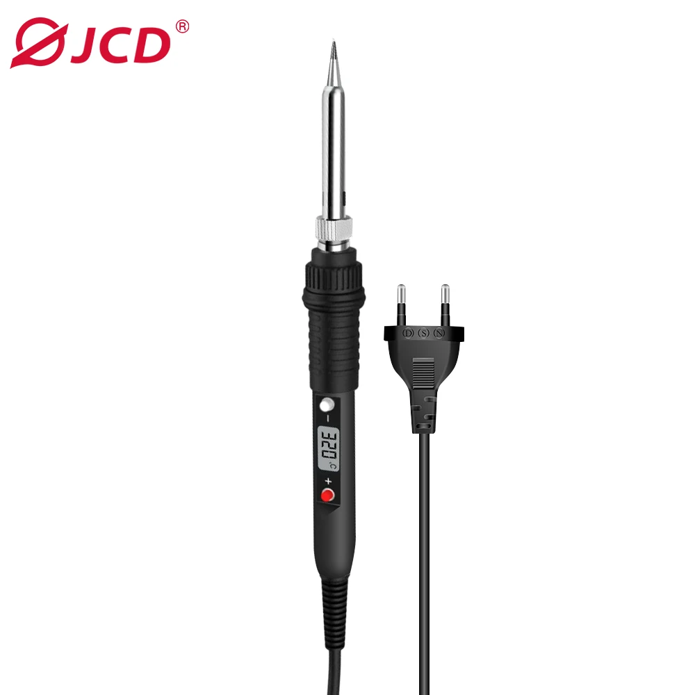 JCD 80W Digital Electric Soldering Iron LCD Display Temperature Adjustable 220V/110V Ceramic Heater Soldering Tips Welding Tool