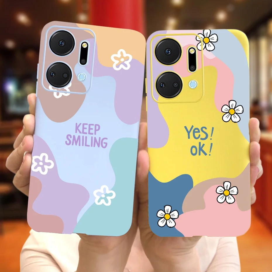 For Honor X7a RKY-LX2 Phone Case Honor X7 CMA-LX2 Lovely Pattern Macaroon Silicone Soft TPU Back Cover For Honor X7a X7 X 7a 4G