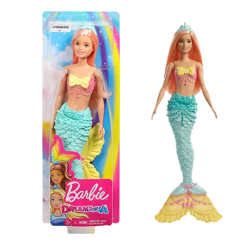 Original Barbie Dreamtopia Mermaid Doll Toys for Girls Genuine Brand High Quality Children's Toys Brithday Christmas Gifts