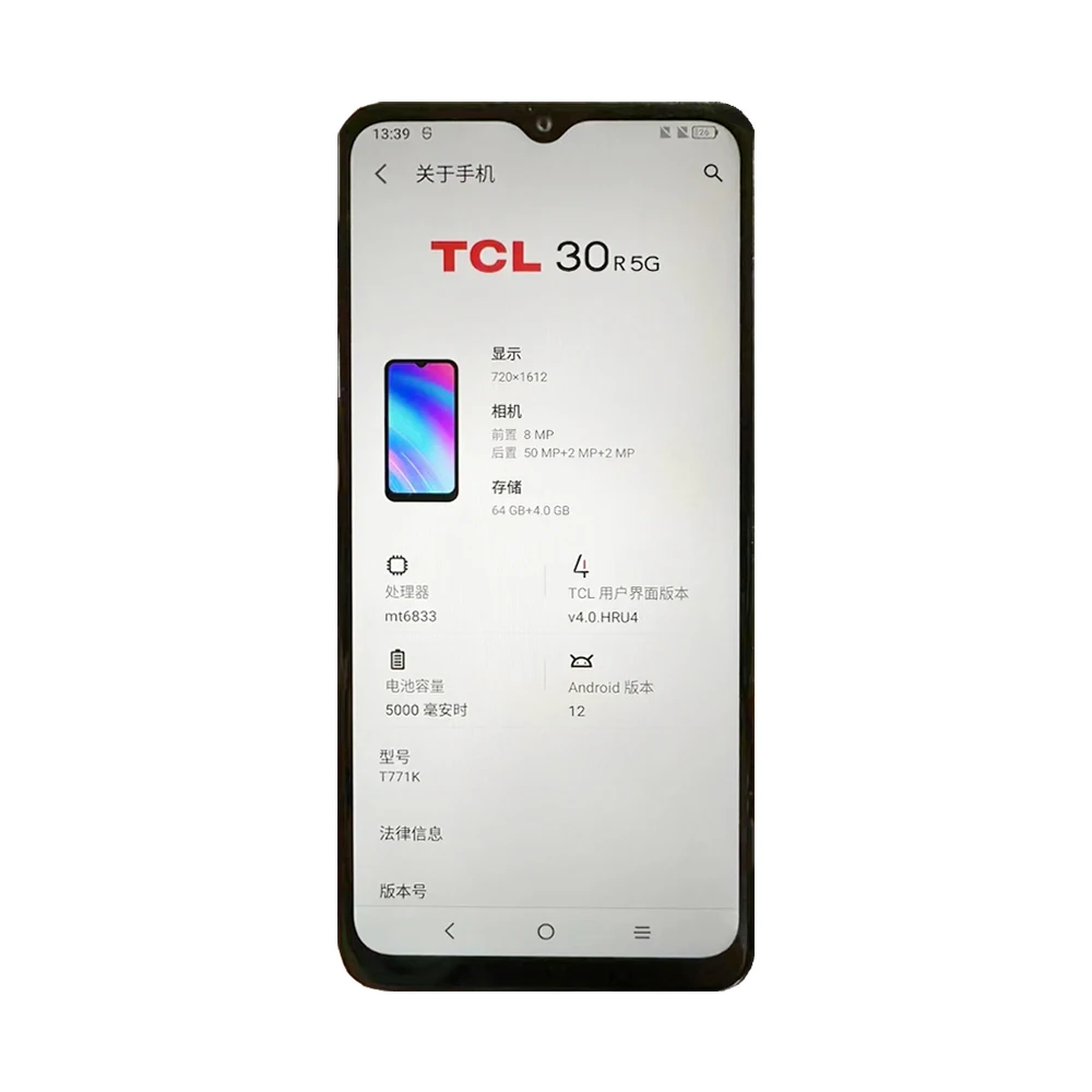 

For TCL​ 30R 5G LCD Display Touch Screen Digitizer Assembly Replacement Repair Parts