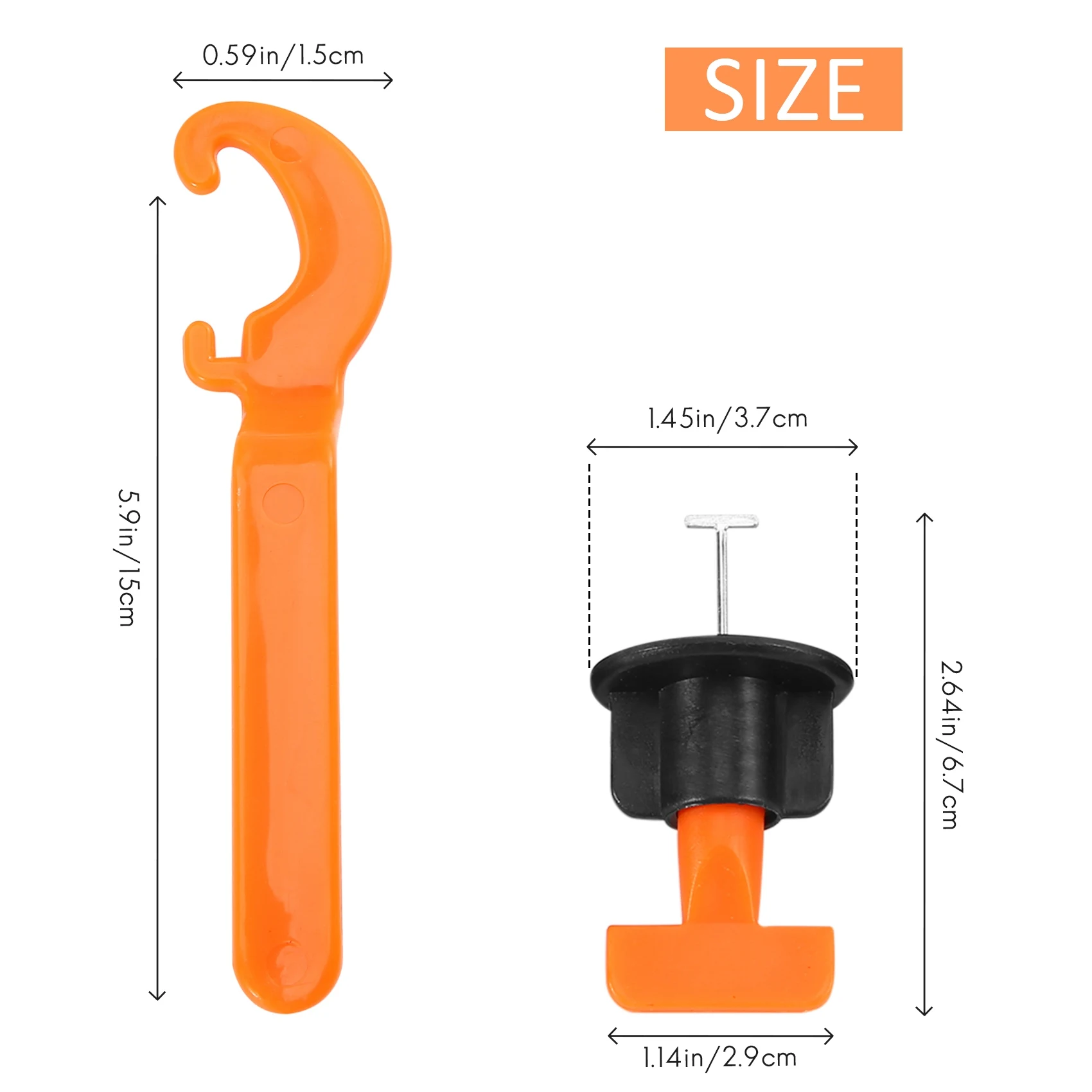 SYW-151 Pcs Flat  Level Wedges Tile Spacers Reusable Flooring Wall Tile Leveling System Leveler Locator Spacers Plier