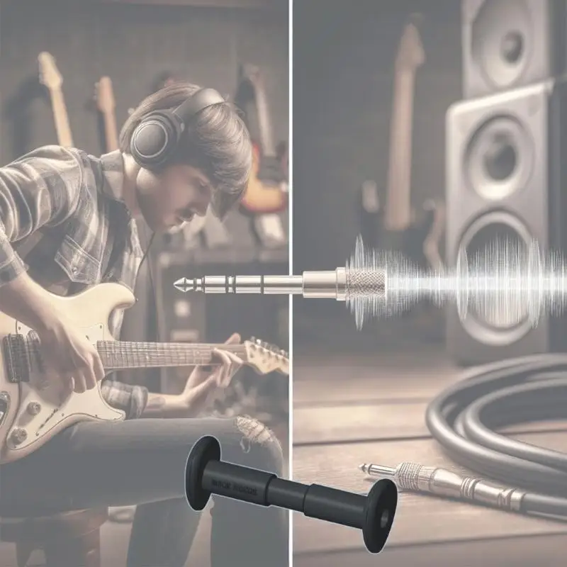 

Wireless Guitar System or Cable Protections For All 6.5mm And 3.5mm Guitar Cable