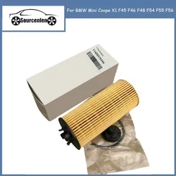Atuo Oil Filter Kit 11428570590 Filter For BMW Mini Coope X1 F45 F46 F48 F54 F55 F56 Set Filter