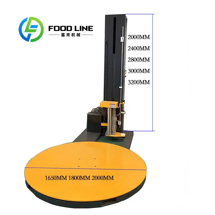 Pallet Wrapping Machine Low Noise Design Quiet Running Suitable For Indoor Warehouse And Office Adjacent Workshops