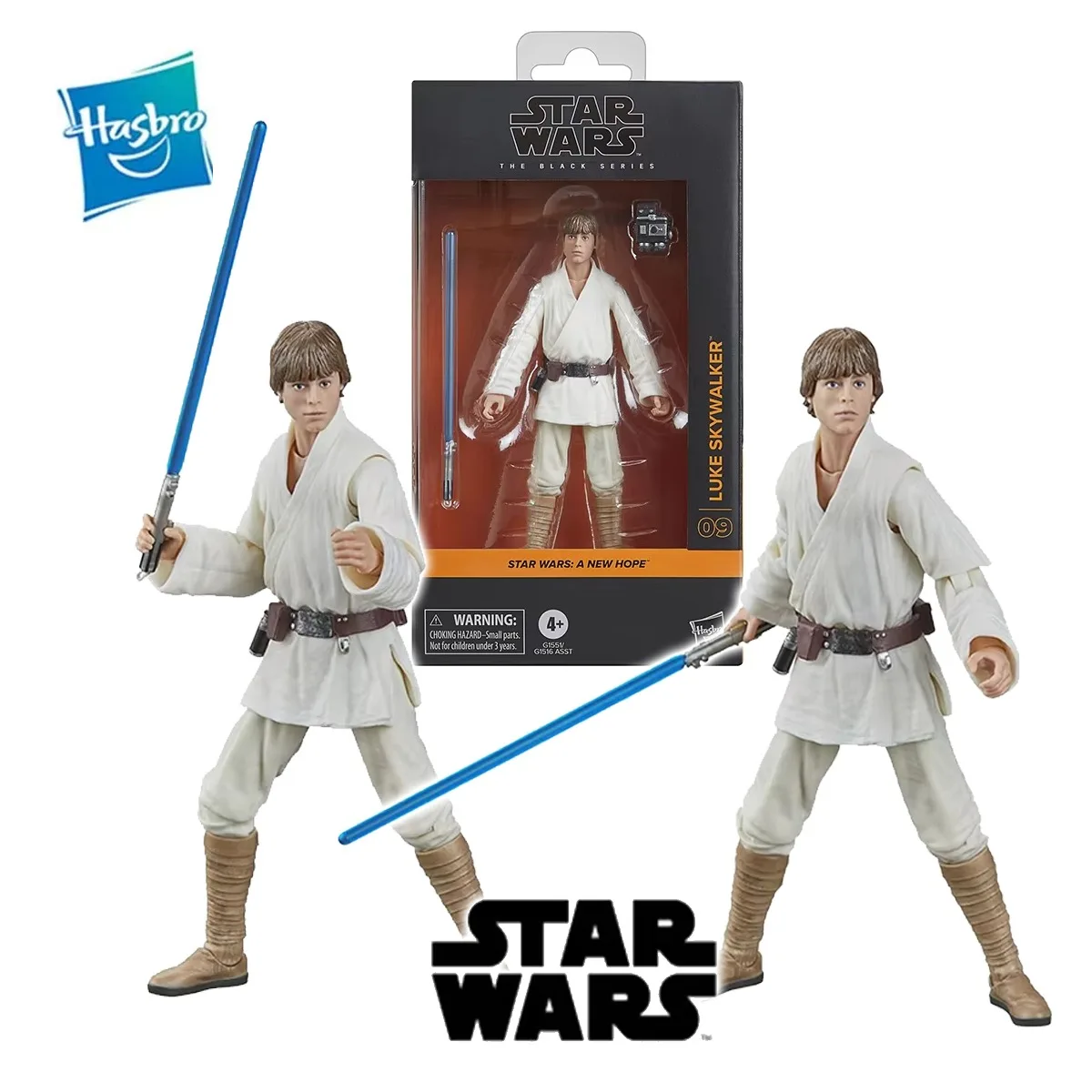 【In Stock】 Hasbro Star Wars The Black Series Luke Skywalker A New Hope Anime Original Action Figure Model Toys Birthday Gift