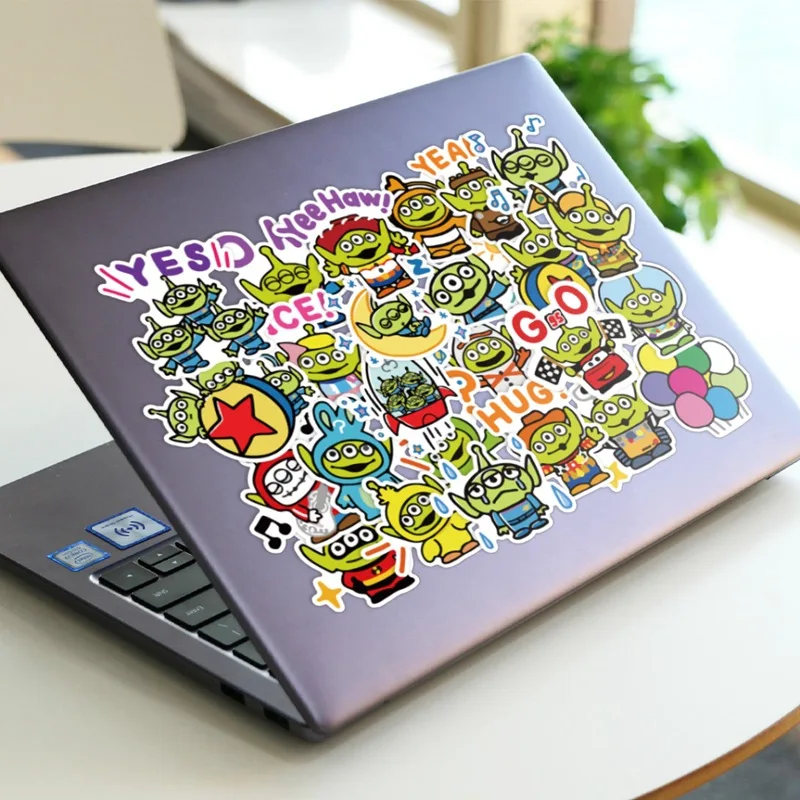 10/30/50 stücke Disney Anime Spielzeug Geschichte Alien Aufkleber Kawaii Graffiti Aufkleber Telefon Notebook Skateboard niedlichen Cartoon Kinder Abziehbilder Spielzeug