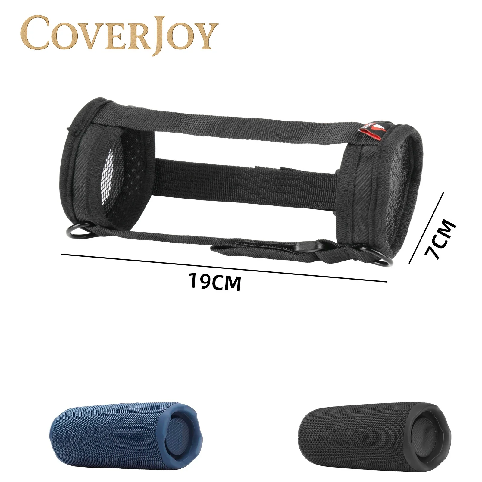CoverJoy – étui avec sangle pour haut-parleur JBL Flip 6/7, sac de protection en Nylon résistant à l'eau, housse Portable