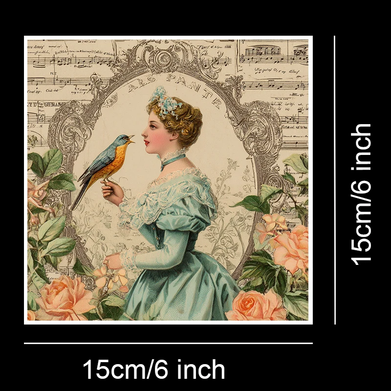 6"x6" scrapbookingpapier (36 vellen): aquarellandschapspatronen voor scrapbooking, origami en doe-het-zelf-kaarten maken.