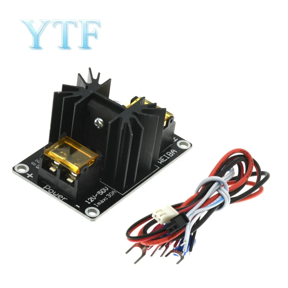 3D printer part Heat Bed Power Module Hot Bed Power Expansion Board High Current Load Module Mos Tube with Cables