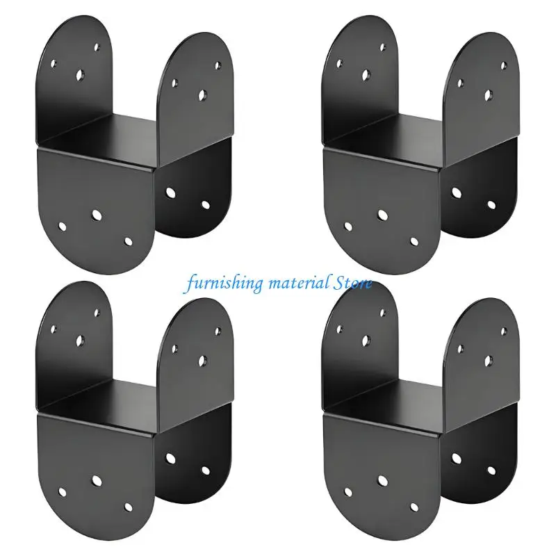 Y5GD 14 Gauges Post Base Steel Post Mooring Connector Top Decks Brackets for Connecting