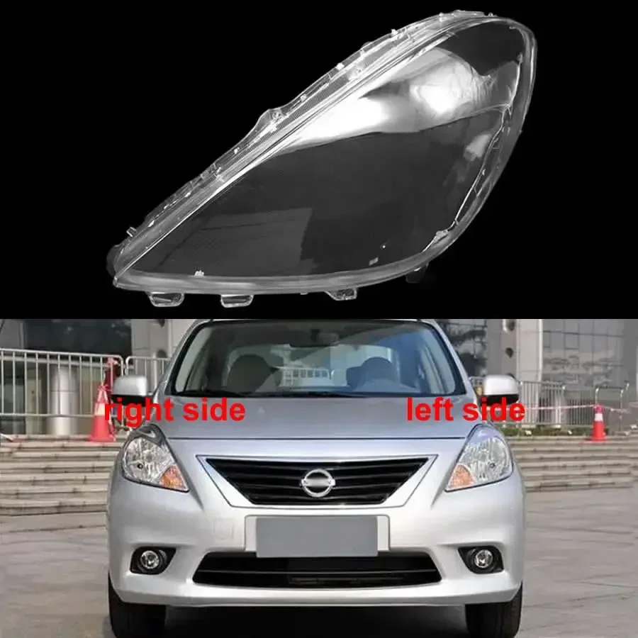 

Для Nissan Sunny 2011 2012 2013, крышка фары, прозрачный абажур, корпус фары, линза из плексигласа, замена оригинального абажура