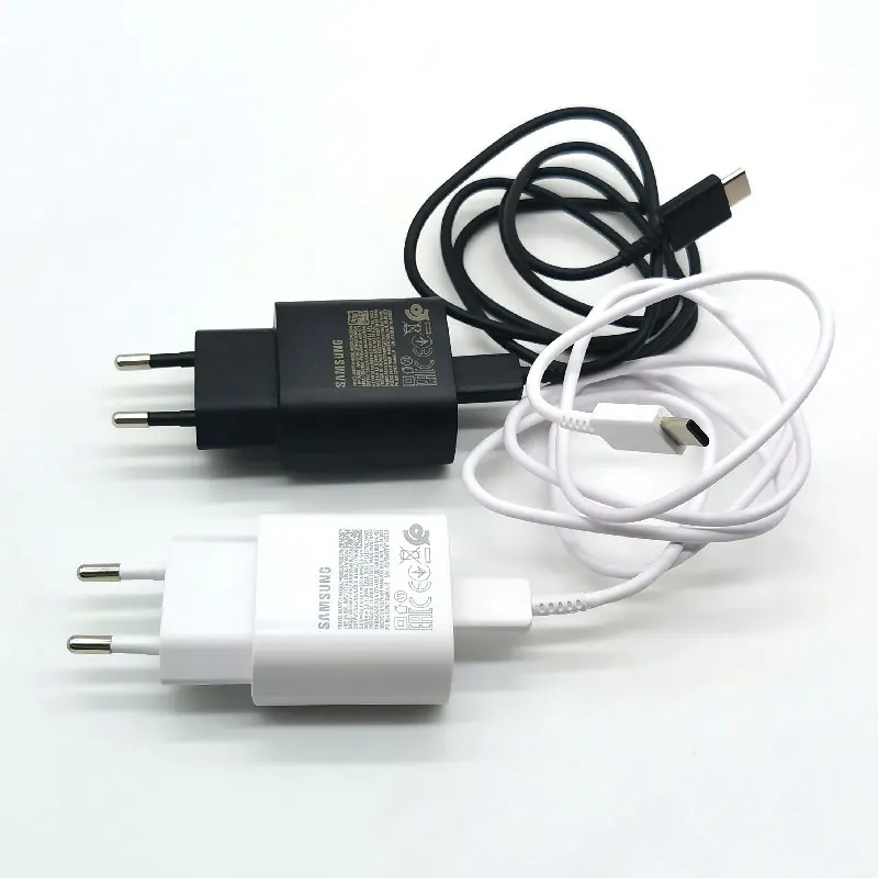 For Samsung Z Flip Fold 6 5 4 3 2 25W Super Fast Charger Adapter Type C Cable For Galaxy S20 S21 S22 S23 S24 Note 20 Ultra 10 FE