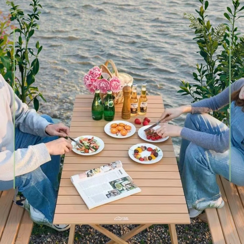 

Camping Outdoor Folding Fishing Camping Beach Chair Outdoor Portable Picnic Table and Chair