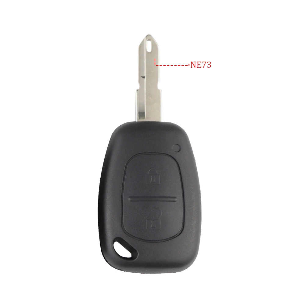 Car Key Shell For Renault Trafic Master 2 Vivaro Movano Kangoo Transmister CLIO SCENIC Vauxhall Opel NE73 VAC102 Blade No Logo