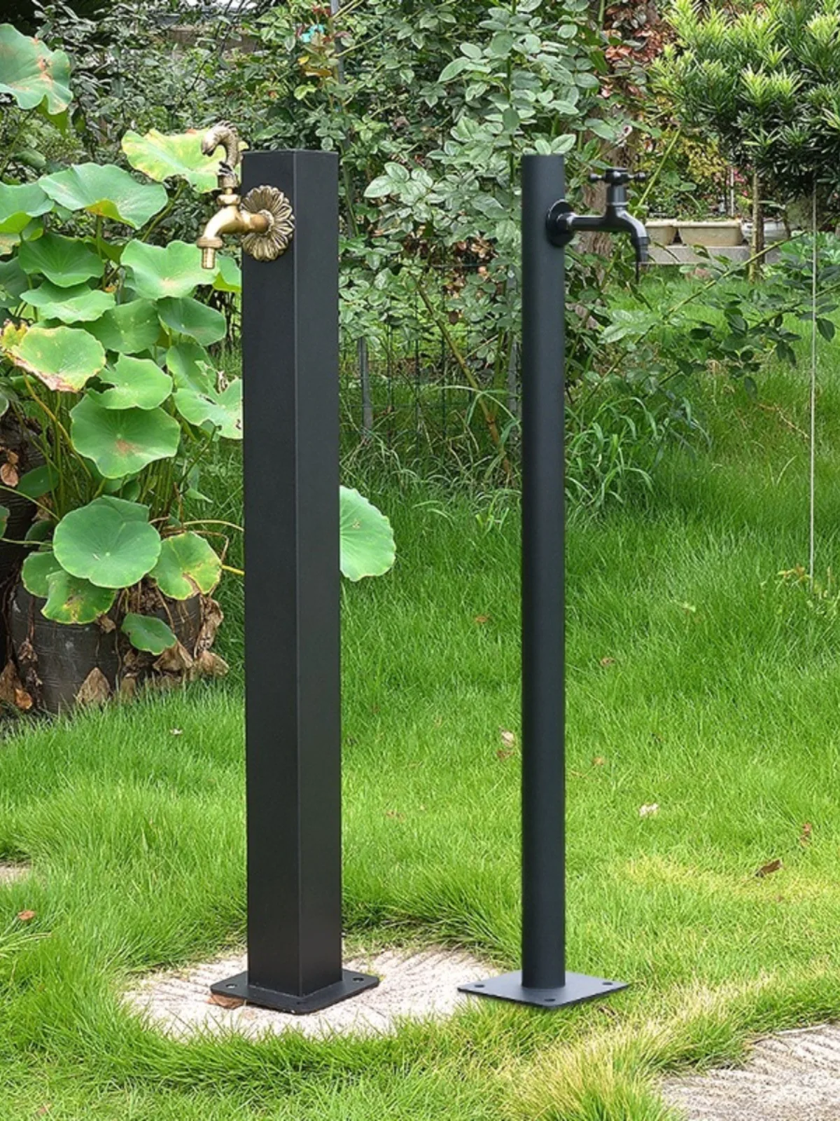 

Tuink dle Roestvrij staal Buitenkraan Zwart Buitenstandaard Kraan Buitenmengkraan Kolomkraan Enkel Koud