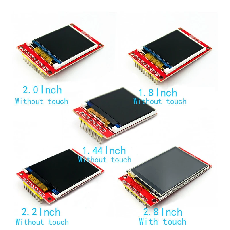 

1~20Pcs 1.44/1.8/2.0/2.2/2.8 Inch Serial Port TFT SPI LCD Touch/Color Screen Module Only Requires 4 IO