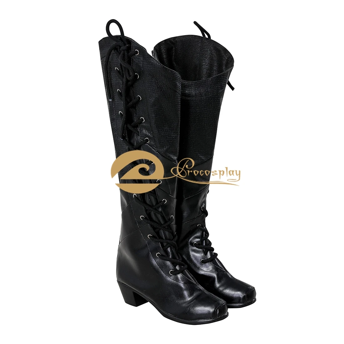 Elphaba Cosplay botas negras zapatos para mujer juego de rol