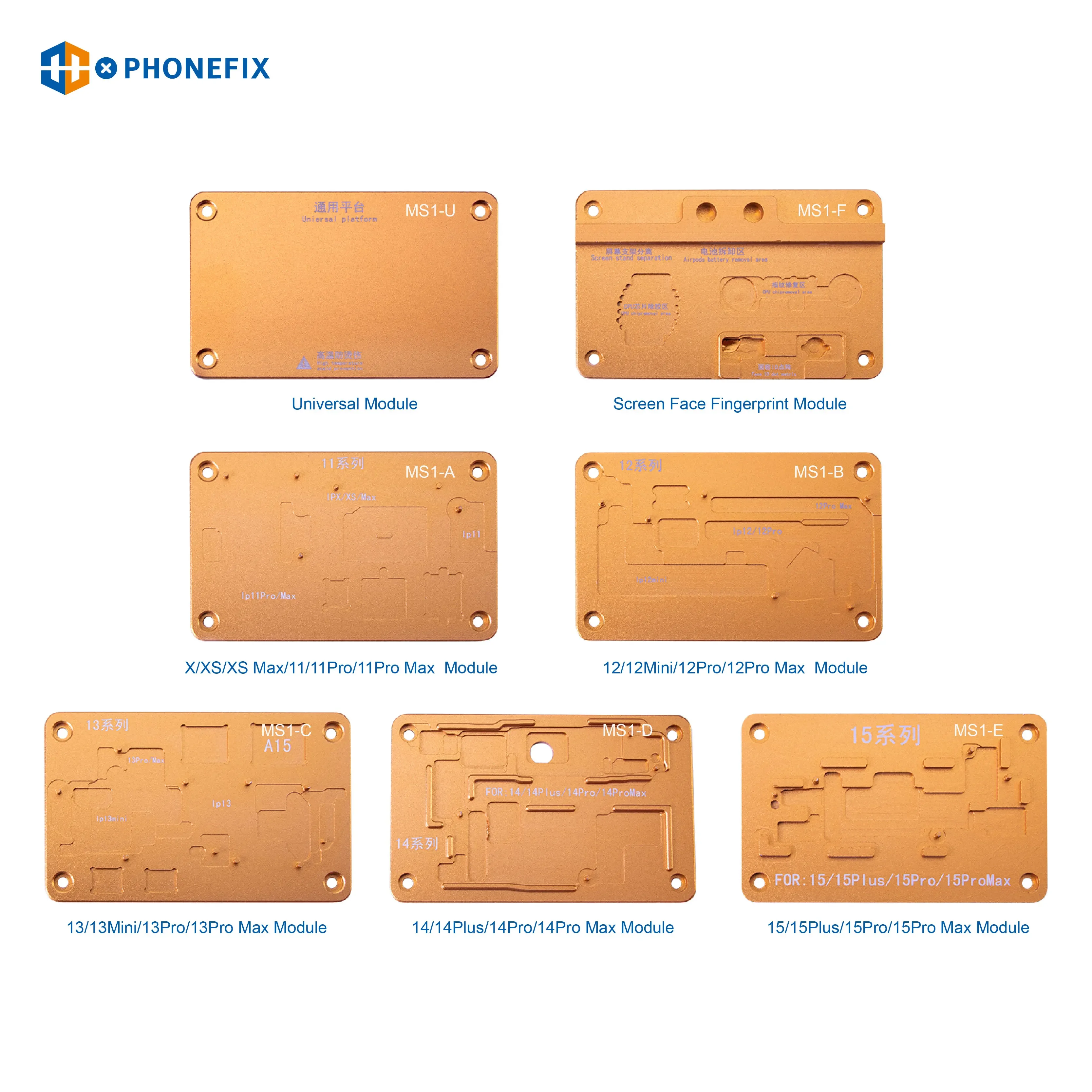 PHONEFIX L2024 Intelligent Desoldering Preheating Station for IPhone X-15ProMax IC Motherboard Soldering Planting Tin Platform