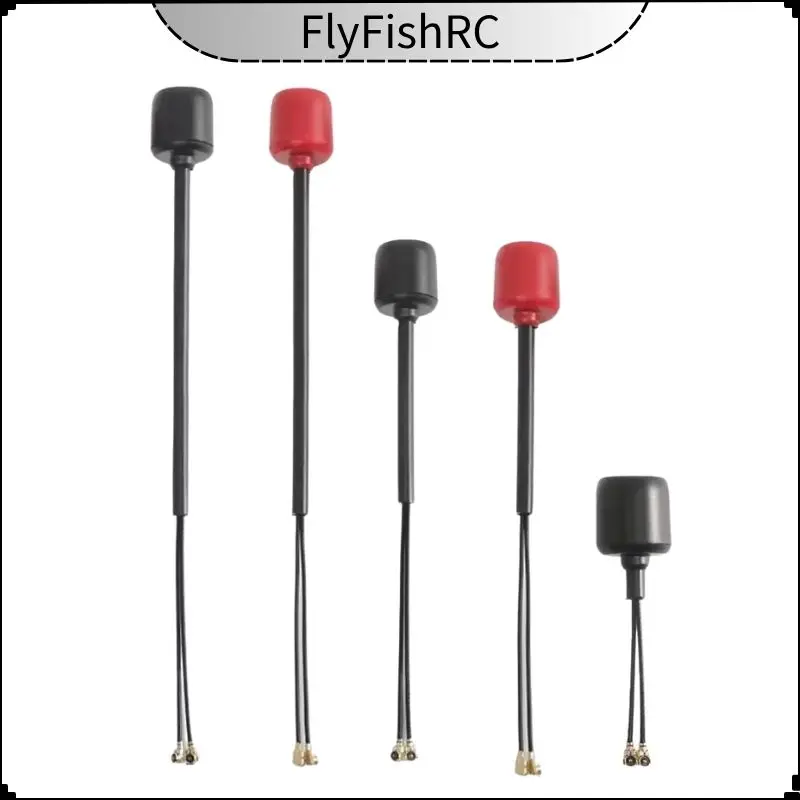 

Двухдиапазонная антенна FlyFishRC 5,8 ГГц/2,4 ГГц ipex/UFL 40 мм/95 мм/145 мм LHCP, совместимая с O3 для FPV RC Drone