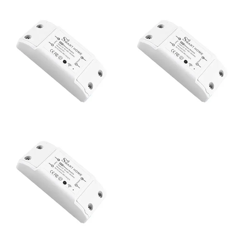 AB66-3X Smart Switch Tuya Smart Home Wifi Switch Phone Wireless Remote Control Timing Mini Switch Wireless Relay Module