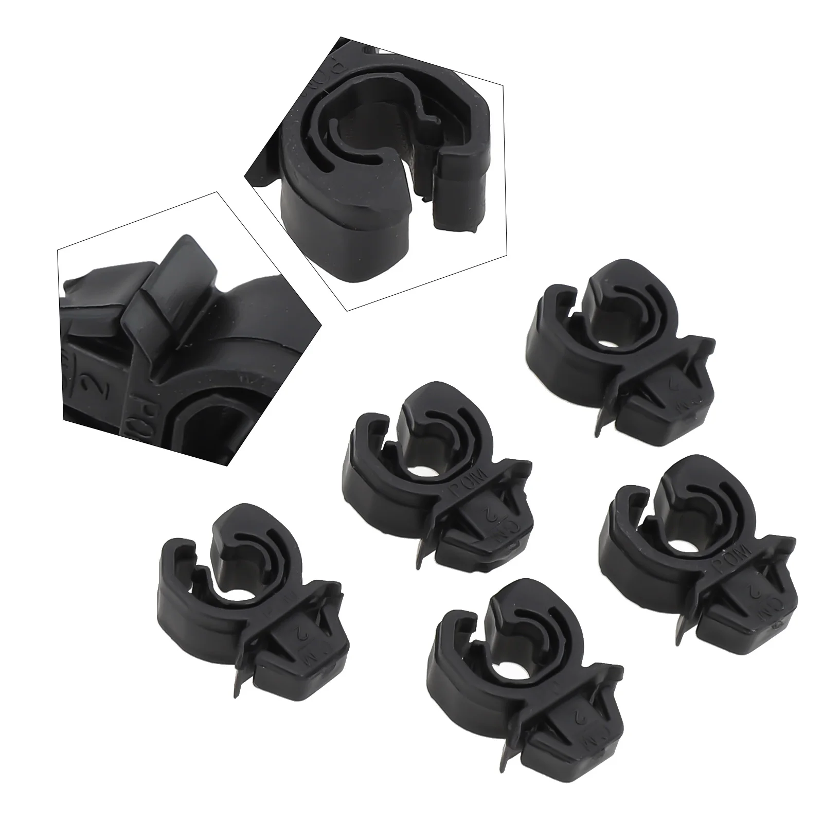 5pcs Car Engine Hood Valve Stem Clamp Bracket Clip For Vauxhall Vectra A 1988-1995 For Opel Astra G T98 1998-2009 Replacement