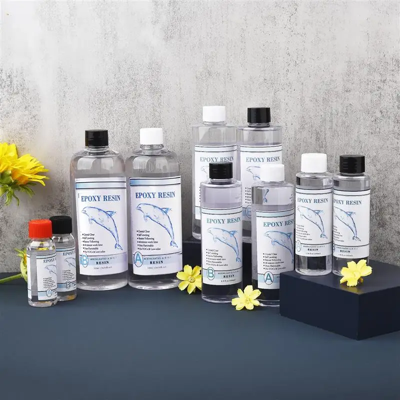 1:1 AB Resin Epoxy Crystal Glue High Adhesive Hardener Crystal Glue For DIY Epoxy Resin Mold Jewelry Making Supplies