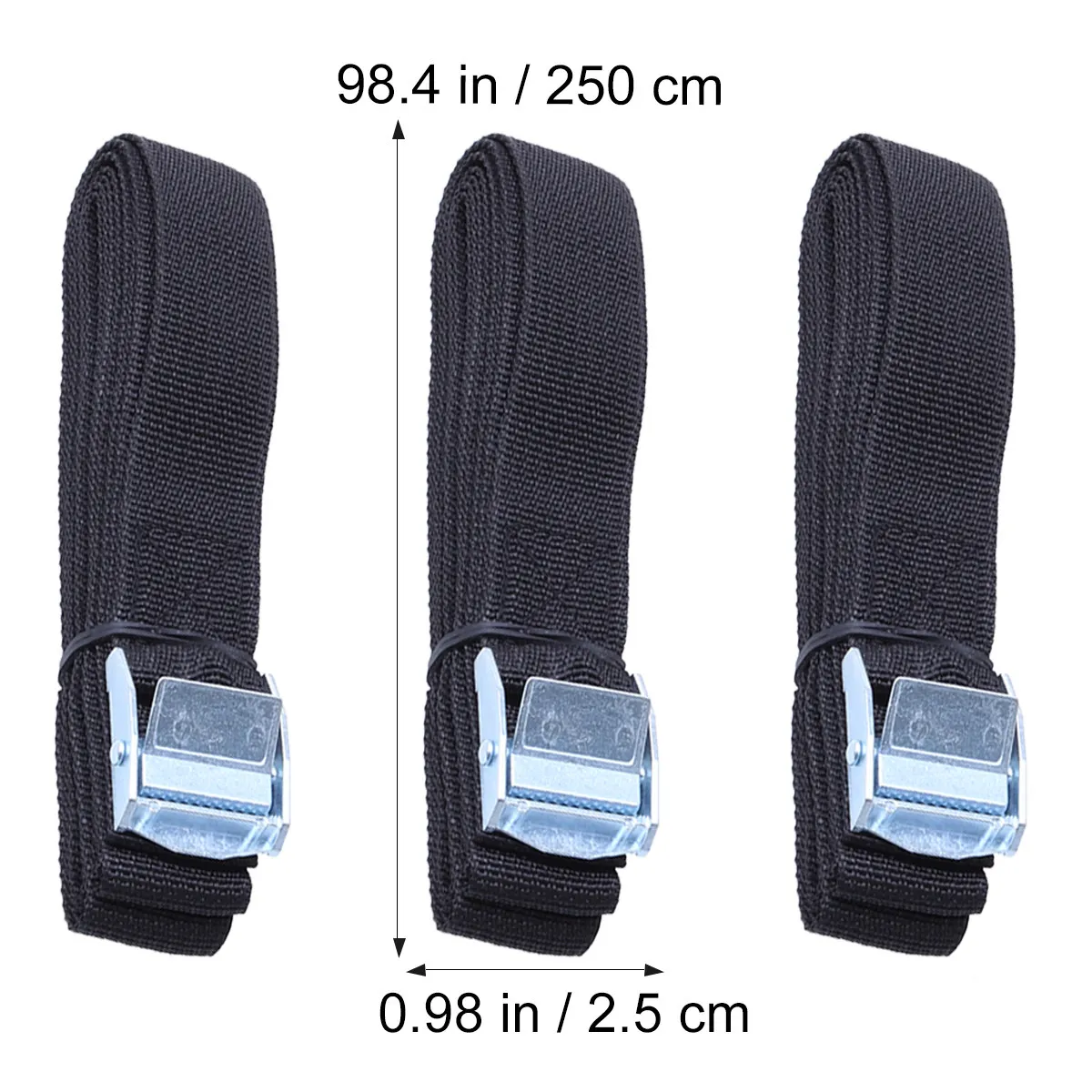 10 pcs Cargo Straps Heavy Duty Lashing Long Luggage for Car Roof Rack Tie Down Trailer Non Polluting Buckle Straps Car Load