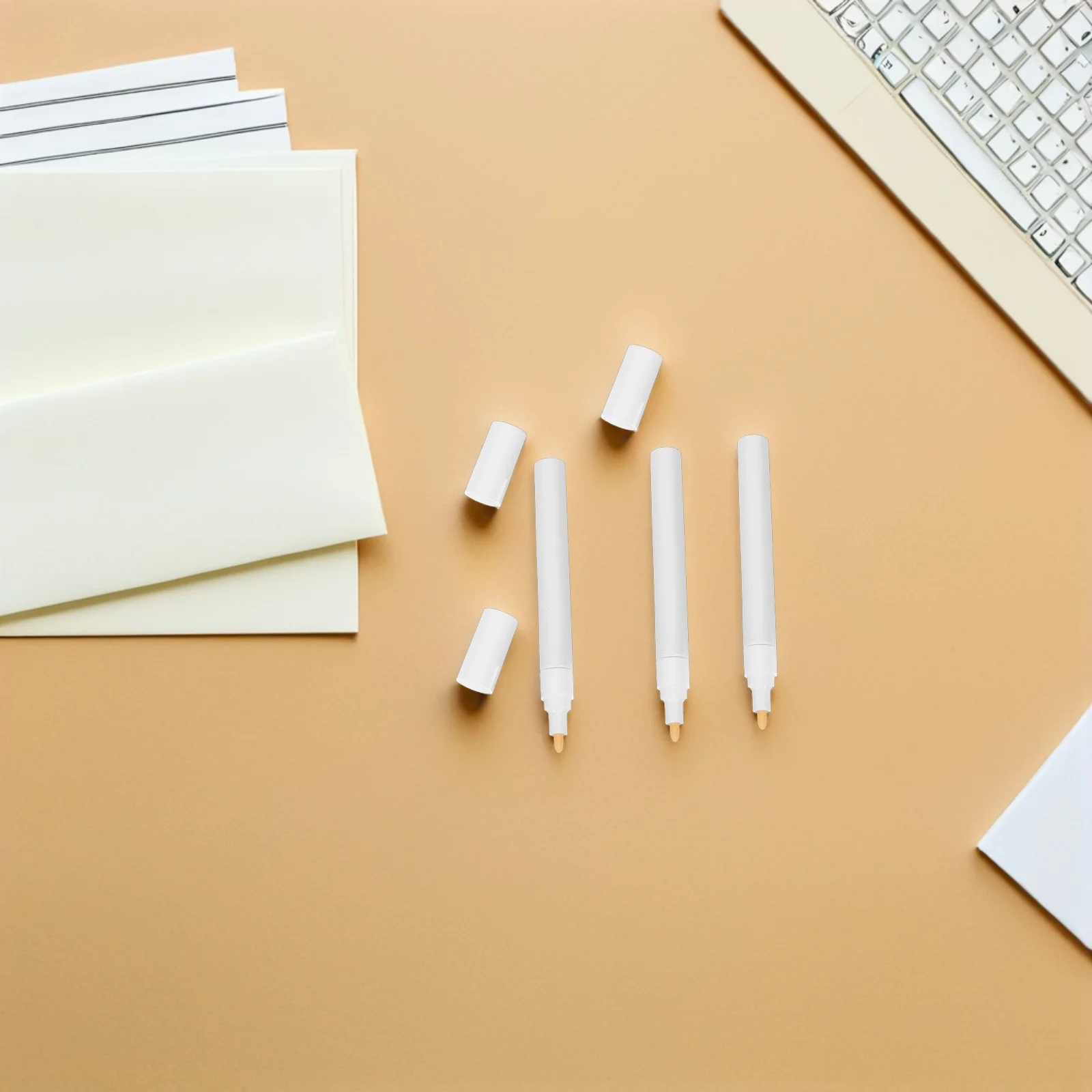 10 pz Pennarello Accessori Penne Riutilizzabili Tubi Riempibili Vuoti Ritocco Componenti di Riparazione Per L'artigianato Ceramica Olio Riutilizzabile